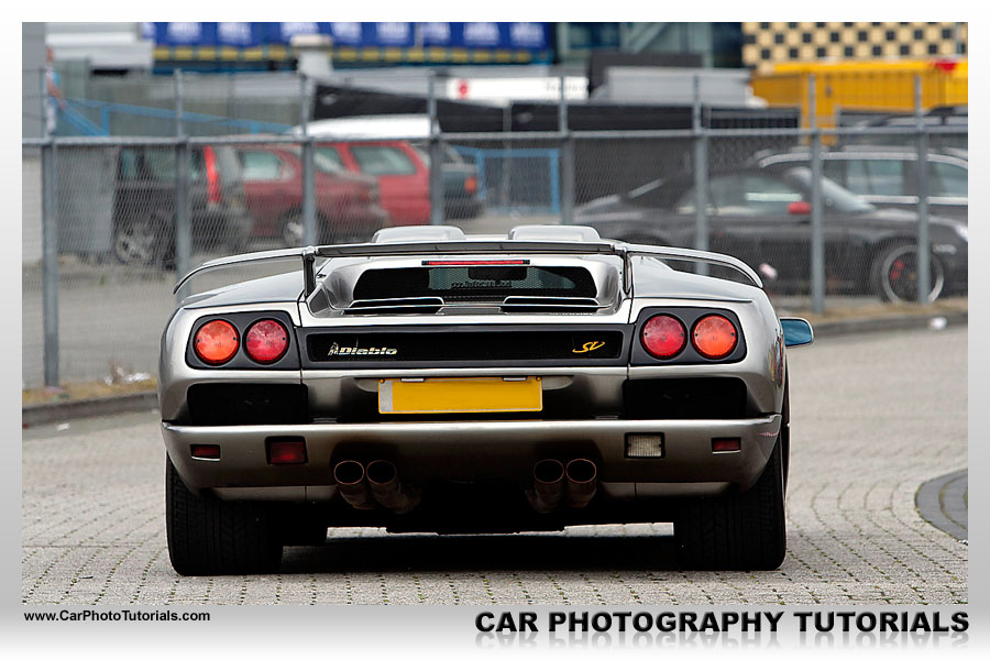 I knew the moment I took this exposure of the grey Lamborghini Diablo SV 