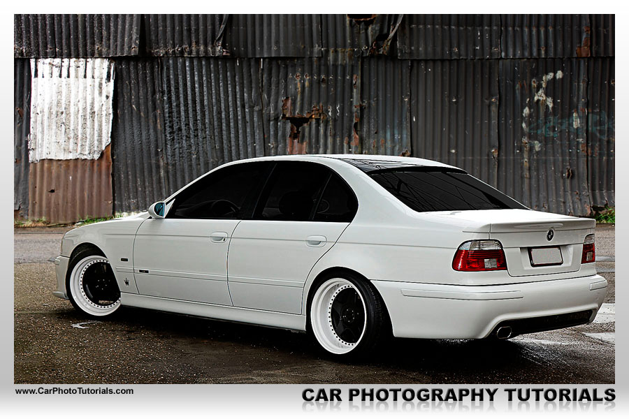method can be applied on just about every image you want this white BMW