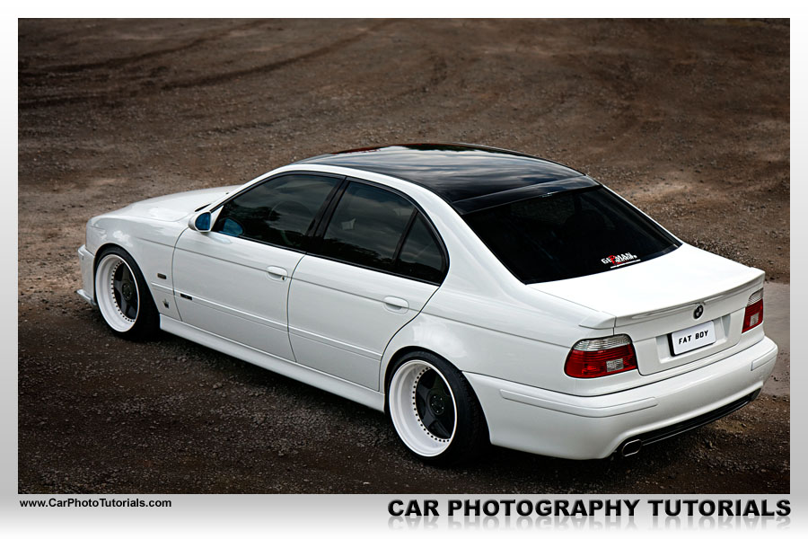 but as I've been able to photograph this amazing white BMW last week I