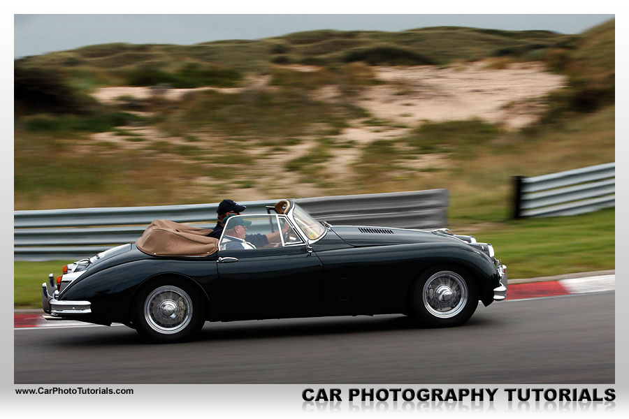 When doing panning shots on a car one of the things to remember is to keep 